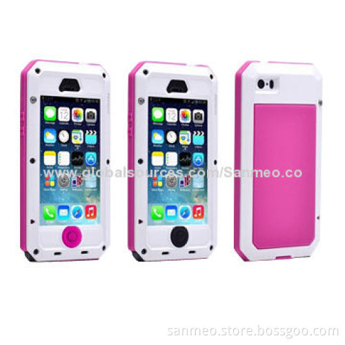 Metal Three Anti-shell Case for iPhone 5/5s/5c, Anti-scratch, Easy to Put-on and Remove